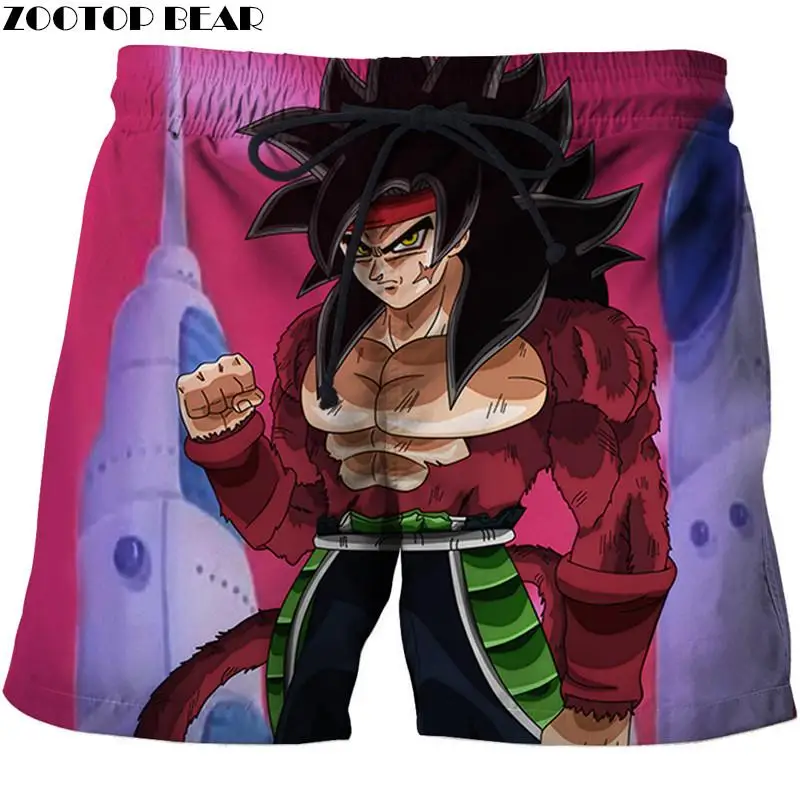 Летние пляжные шорты с 3D-принтом мужские повседневные быстрые одежда для купания