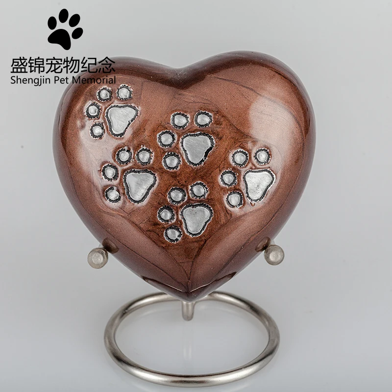 Питомец животное собака кошка keepsake памятные пепла урны мое сердце форма Кристалл