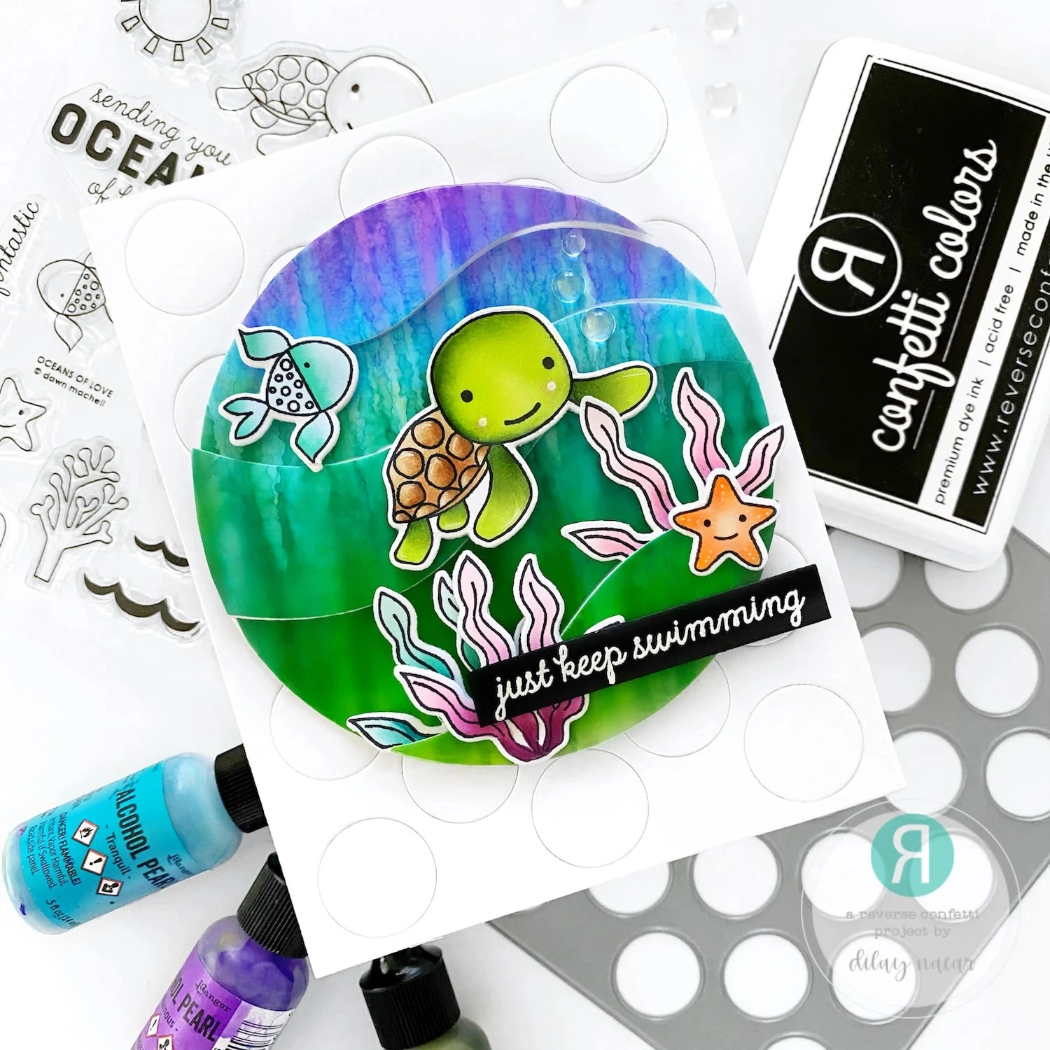 Металлические штампы для вырезания формы круг волн форма карточек Скрапбукинг