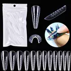 Полностью закрывающий УФ-гель для ногтей, инструменты для маникюра, прозрачные искусственные ногти, накладные ногти, наращивание ногтей, прозрачные накладные ногти