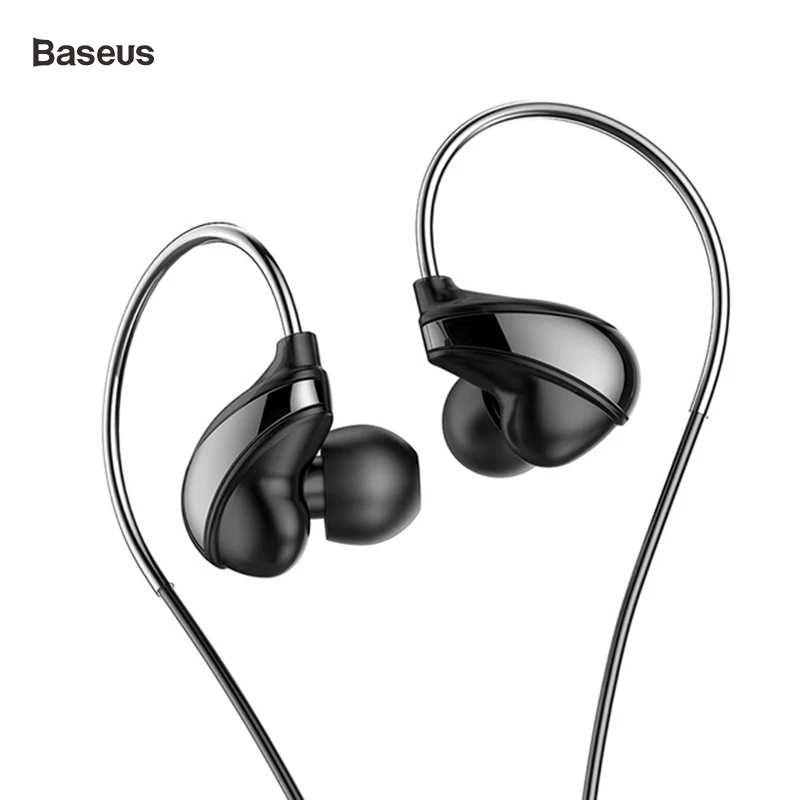 Baseus H05 наушники-вкладыши с проводным управлением цифровые Hi-Res аудио наушники с микрофоном для телефона компьютера наушники 3,5 мм разъем наушник
