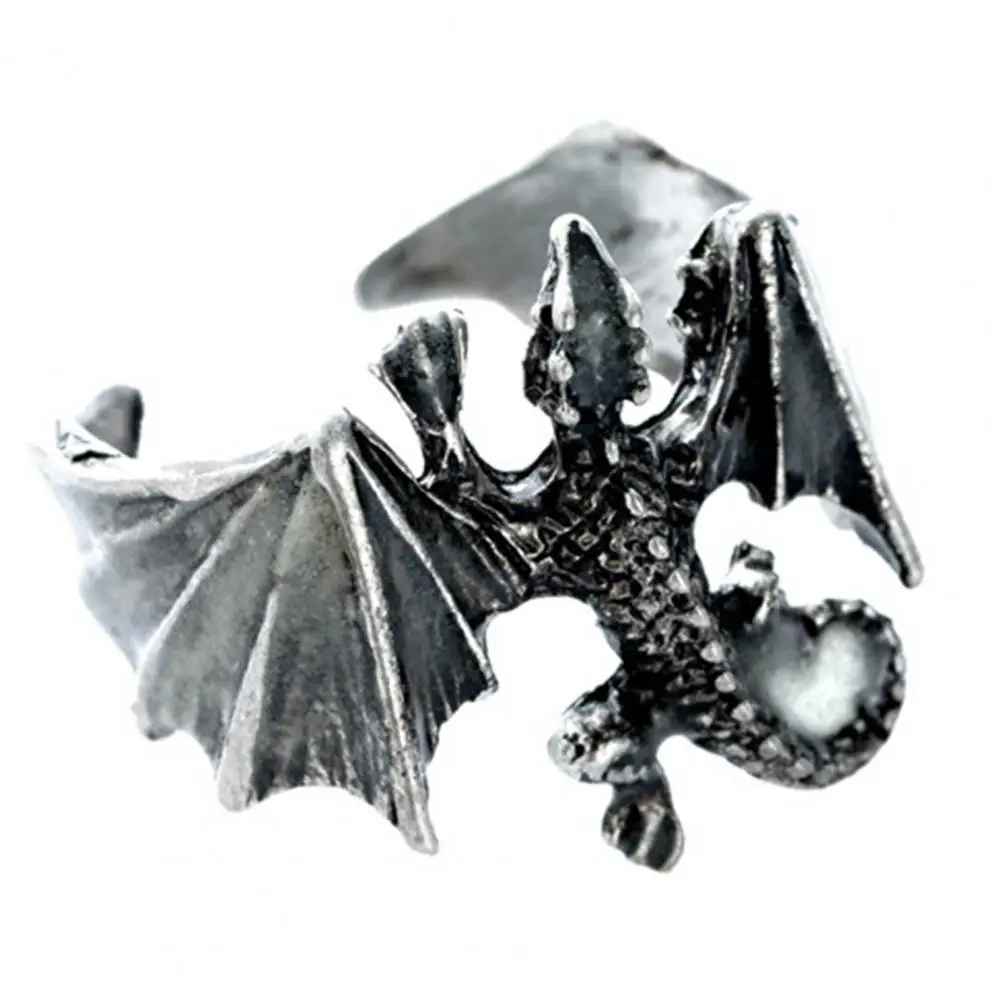 

Модное взрывостойкое светящееся регулируемое кольцо из меди с защитой от ржавчины в Форме Дракона модные ювелирные изделия кольцо для маль...