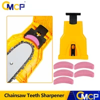 cmcp chainsaw teeth sharpener chainsaw portable durable easy power sharp bar mount fast grinding chainsaw chain sharpener tool