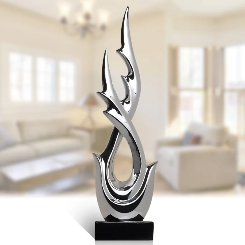 

Creative Abstraction Resin Flame Craft Model Figurines Miniatures Decoration Crafts Feng Shui For Home Decoration Oranment