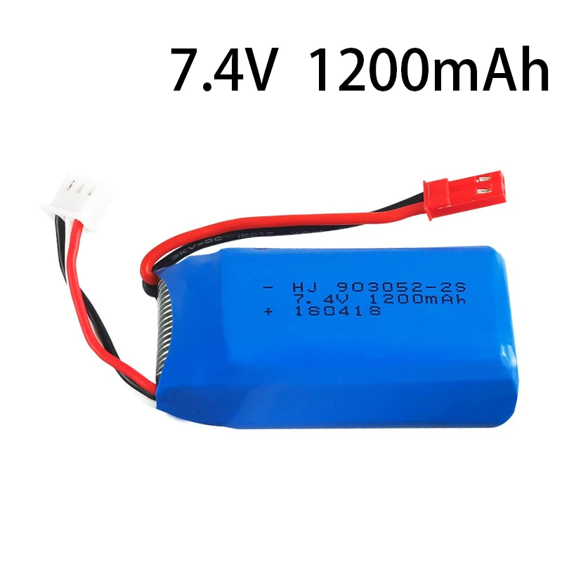 Аккумулятор LiPo для радиоуправляемого дрона 7 4 В 1200 мАч аккумулятор Wltoys A949 A959 A969 A979