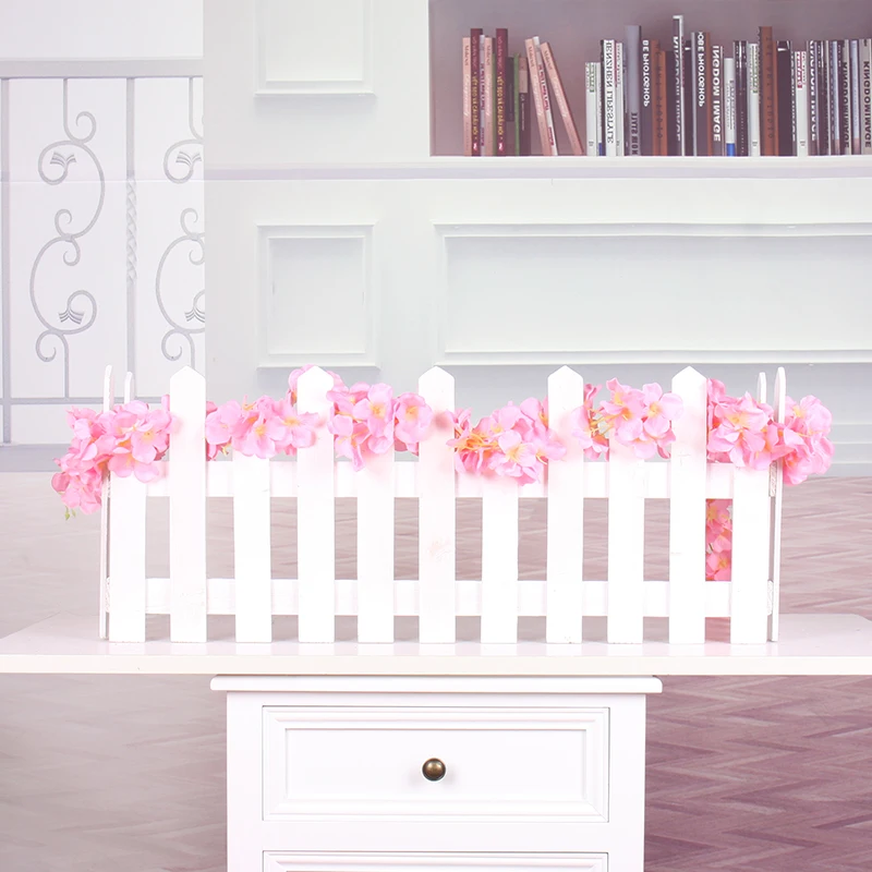 Искусственная вишневая Цветущая лоза 180 см шелковые гортензии цветы Сакура из