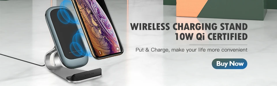 KUULAA 10 Вт Qi Беспроводное зарядное устройство для iPhone X/XS Max XR 8 Plus цинковый сплав металлический беспроводной зарядный коврик для samsung S9 S10+ Note 9 8