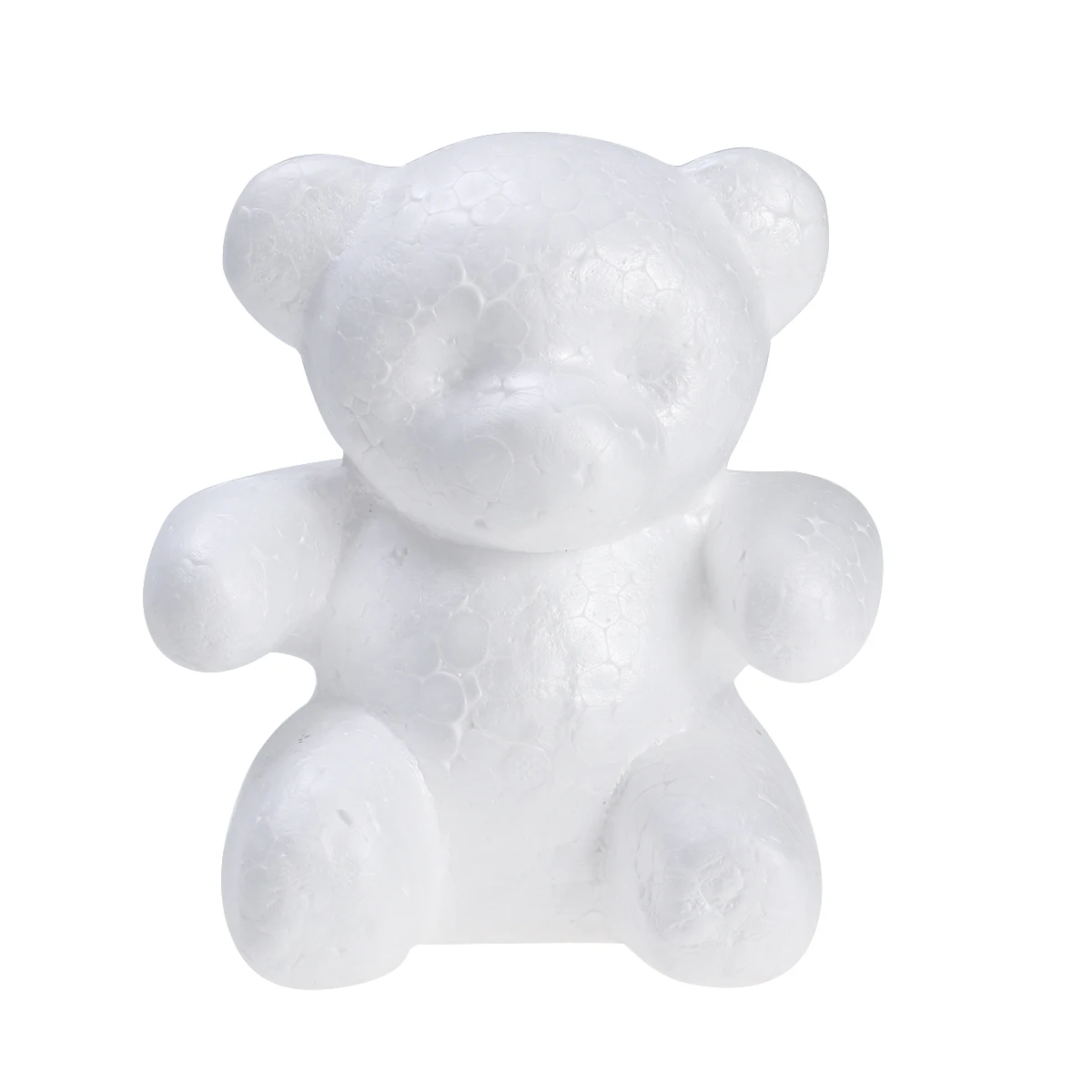 Foam Bear 2 DIY пенополистирол пенопласт белая пена медведь форма искусственный цветок голова Роза Тедди вечерние украшения свадьбы - Цвет: Foam Bear 2