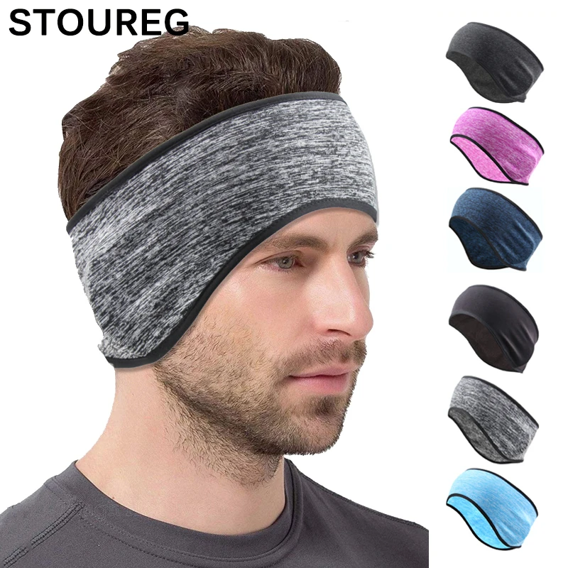 

Windproof Headband Sports,Fleece Warm Yoga Hair Band,Sports Gym Sweatband Running Headband,Ear Protection Sport Headband Men