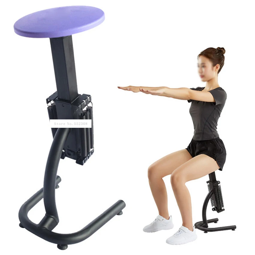 GFV-2 Home Squat Slim Leg Rack Adjustable Height Squat Hip Exercise Machine Squat Training Frame Device Indoor Fitness Equipment