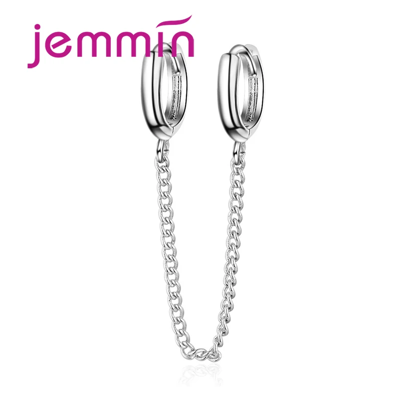 Женские серьги с двумя отверстиями из серебра 925 пробы в японском и