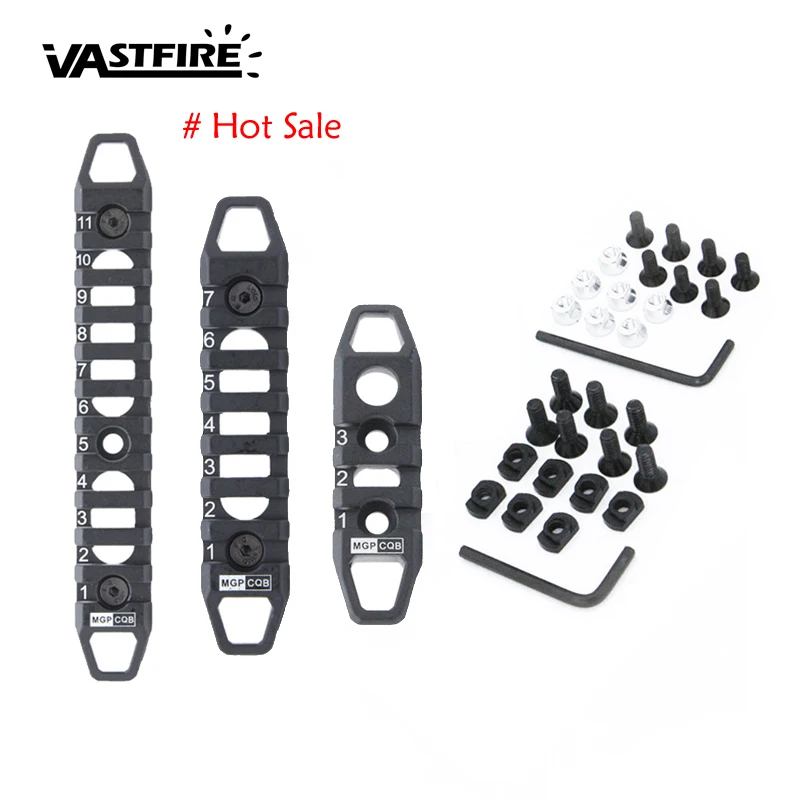 VASTFIRE 3 7 11 слотов M LOK/Keymod рельсовое основание сегмент наконечник авиация класс
