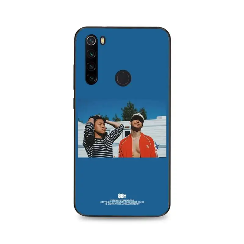 Чехол HTXian для мобильного телефона brother rich chigga 88 восходящий черный Xiaomi Redmi Note8T 7 9 Pro