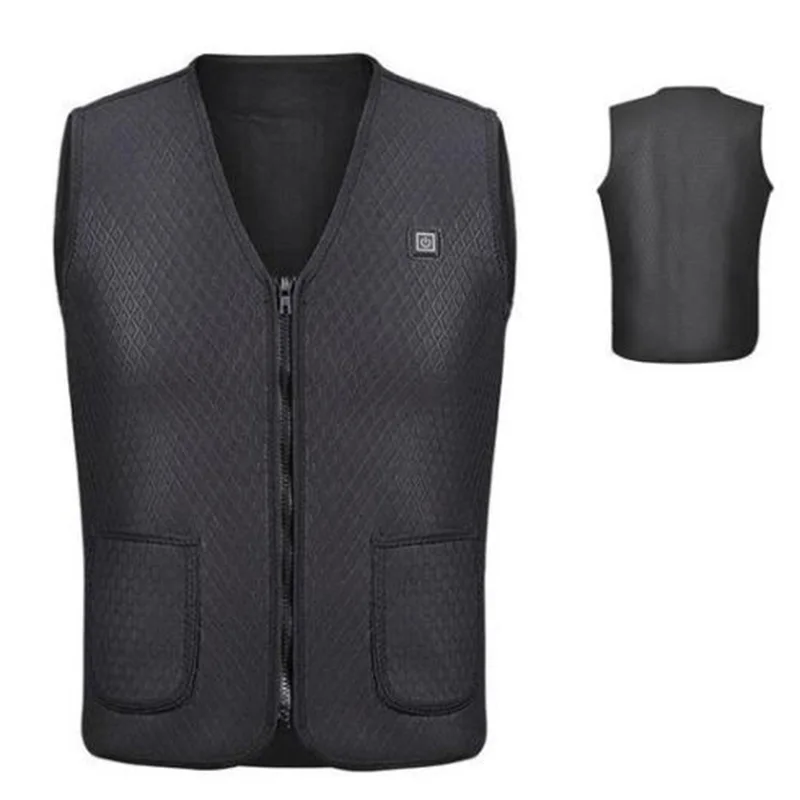 

Hot USB Heated Outdoor Vest Riding Skiing Fishing Charging Warm Electric Clothes MVI-ing