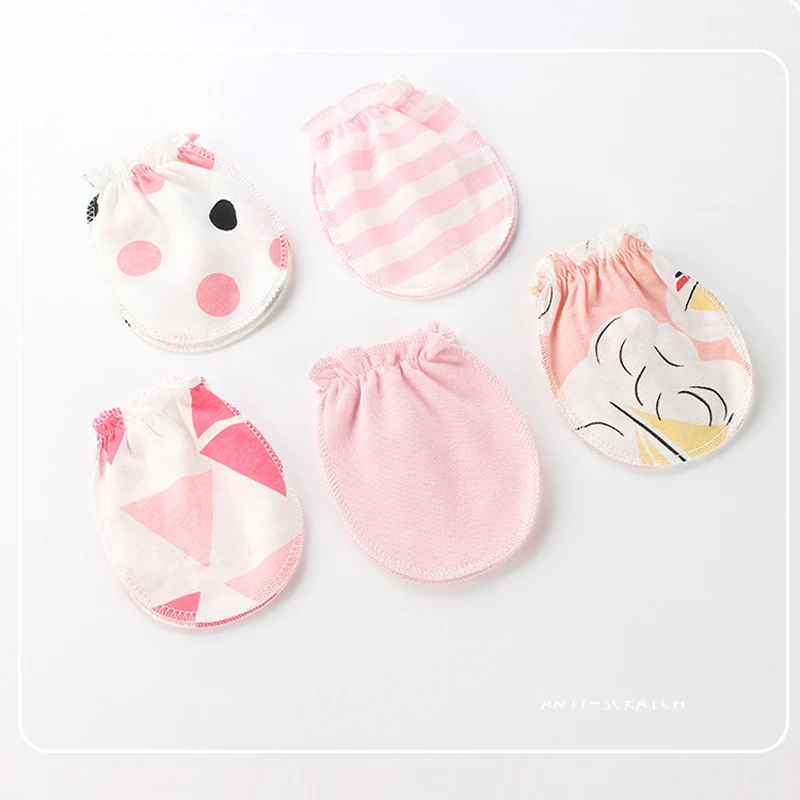 

Wecute 3 Pairs Gloves Baby Cotton Protect Scratch Skin Anti-Grabbing Gloves Boy Girl Mittens Newborn Baby Comfortable 0-6 Months