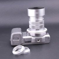 high quality fujian cctv 35mm f1 7 lens c mount for sony nex 5 nex 3 nex 7 nex 5c nex c3 nex silver lens hood