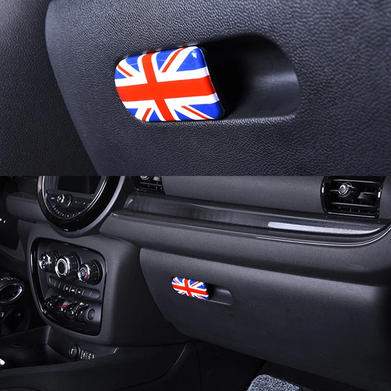 Автостайлинг перчаточный ящик ручка переключатель наклейки Чехол Декор для Mini