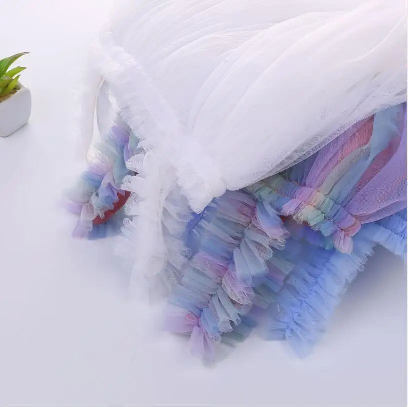 Платье для девочек летнее радужного цвета повседневная одежда летняя дня