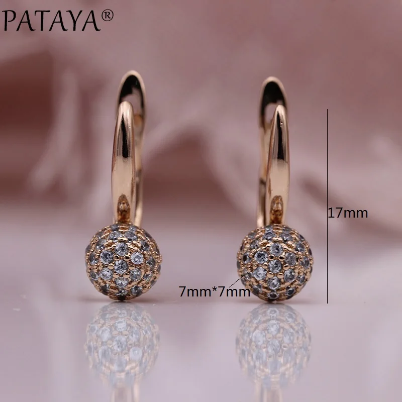 Серьги подвески из розового золота 585 пробы с микровоском|Серьги-подвески| |