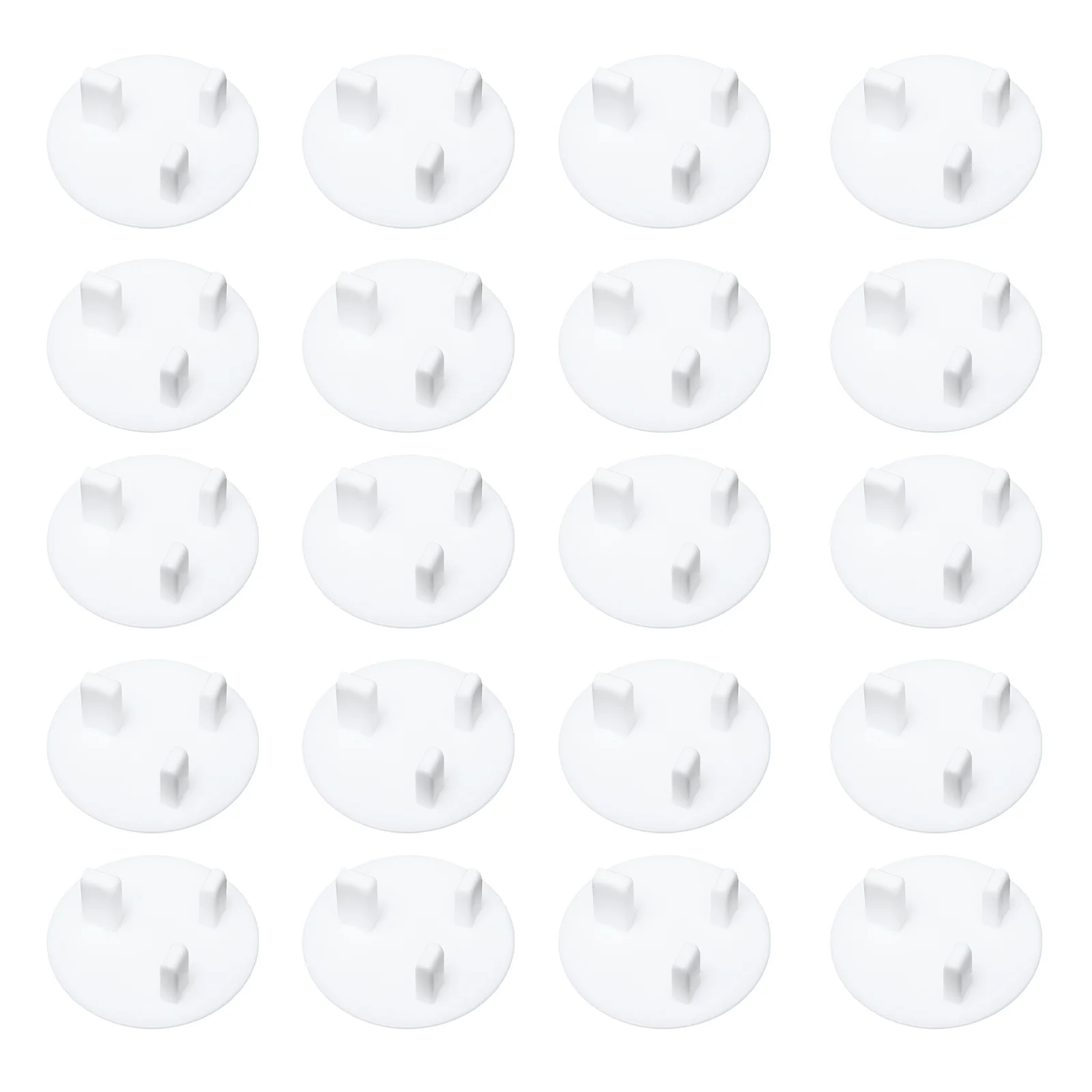 

20pcs Plug Protective Covers Socket Protective Cover Outlet Plug (British Standard)