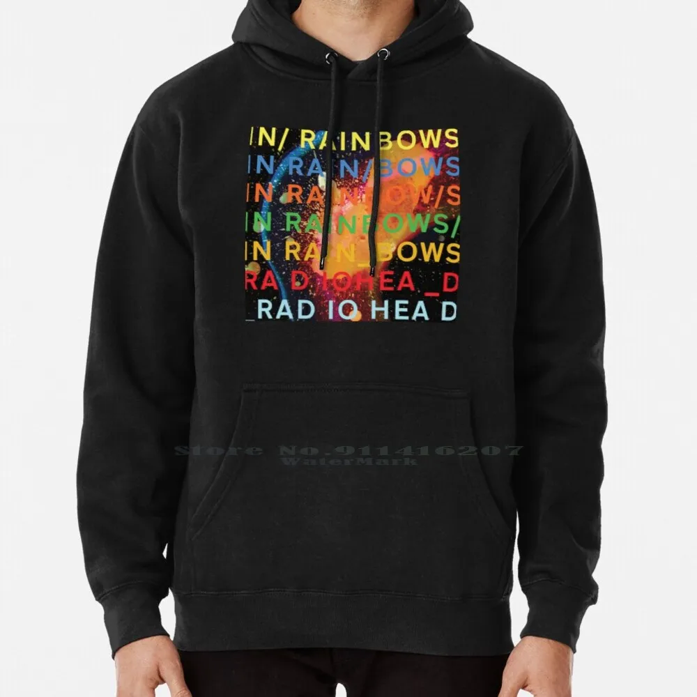 

In Rainbows ( Hd ) Hoodie Sweater 6xl Cotton In Rainbows Ok Computer Radio Head Album Cover Music Alternative Pop 90s Mtv