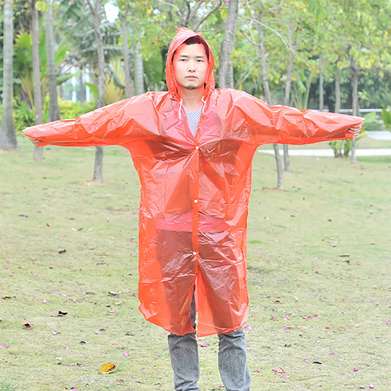 Уличный раздельный одноразовый дождевик штаны комплект утолщенный супер
