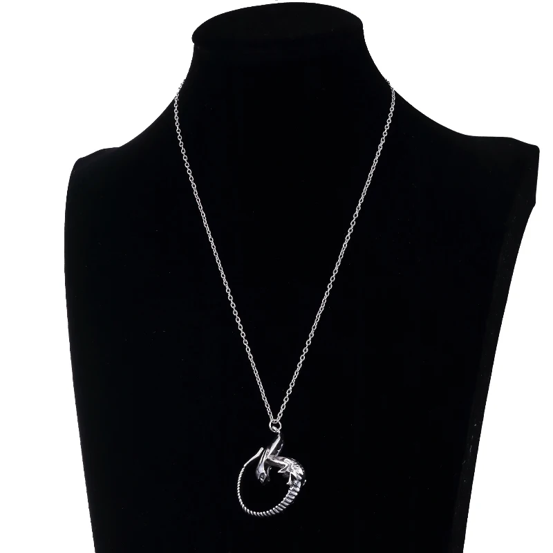 Модная бижутерия винтажное очаровательное античное ожерелье с подвеской