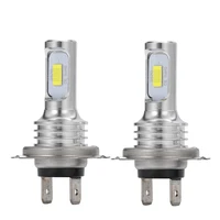 muxall led csp mini h7 turbo lamps for cars headlight bulbs h4 h8 h11 psx26w fog light hb3 9005 hb4 ice blue 6500k auto 12v