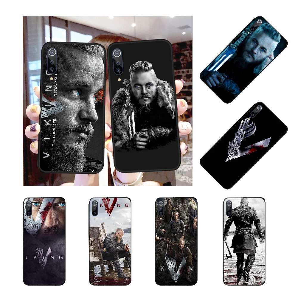 NBDRUICAI Ragnar Lothbrok Vikings Новое поступление черный чехол для сотового телефона Redmi Note 8 8A