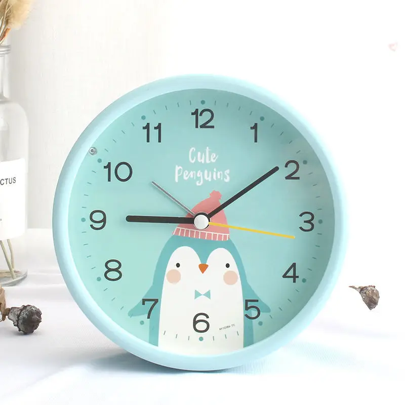 Будильник студенческий с милым сердцем мультяшный ночной Светильник для девочек