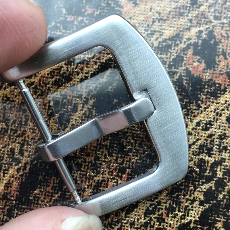 Wholesale 18 20 22 24mm 316L Stainless Steel Watch Band Buckle Black Brushed Men Strap Watchbands Clasp Accessories