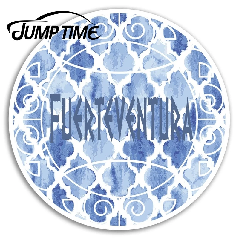 Виниловая наклейка для ноутбука с надписью Jump Time Fuerteventura |