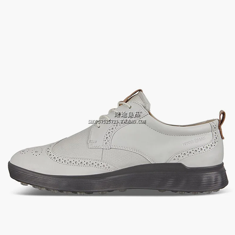 

White/Black British Golf Shoes Athletics Training Golfing Shoes Breathable Autumn Man Golfer Platform Sneakers Outdoor Wear