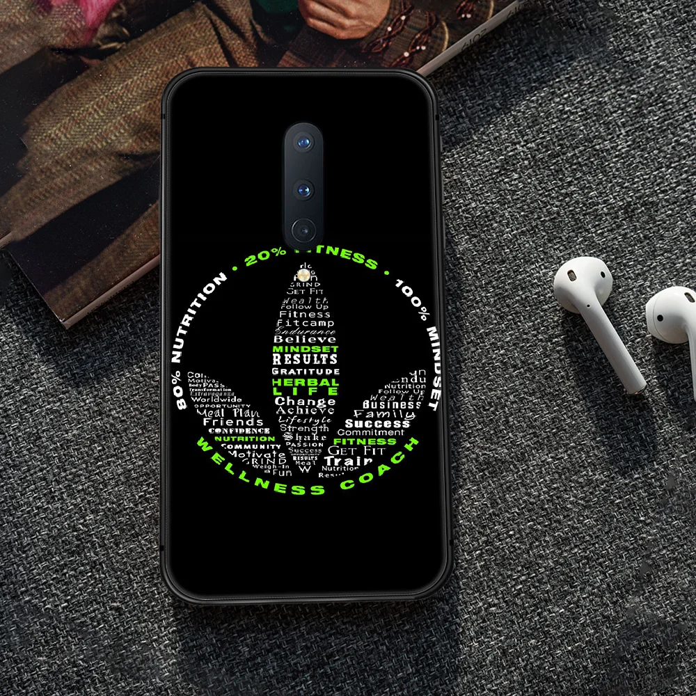 

Herbalife Brand Phone Case Cover Hull For 1+ Oneplus 5T 6 6T 7 7T 8 8T Pro black Prime Painting Funda 3D Shell Fashion Cell