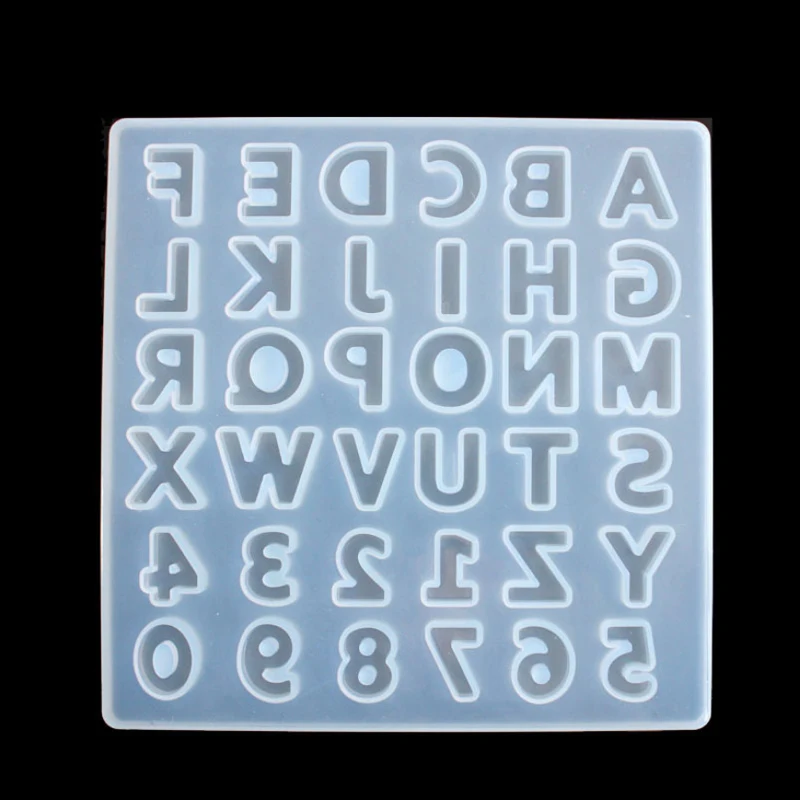 

DIY Transparent Silicone Mould Dried Flower Resin Decorative Craft DIY letter and number Mold epoxy resin molds for jewelry