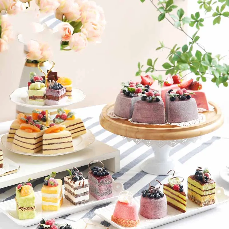 Моделирование еды Макарон фруктовый десерт шоколадный французский хлеб торт еда