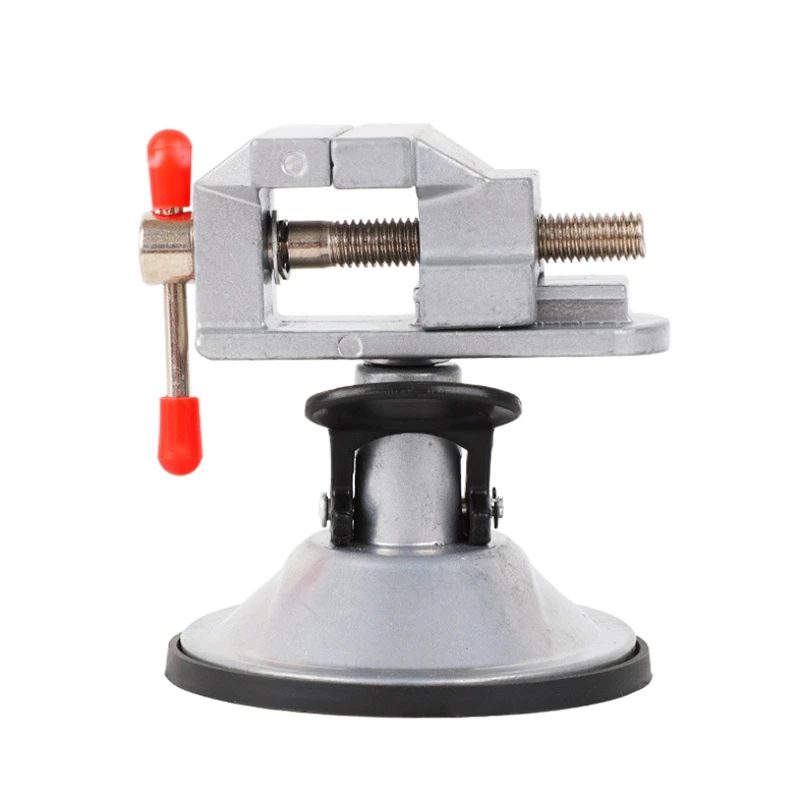 New 360 Degrees Rotary Adjustable Table Vise Fixed Frame Sucker Clamp Rotatable Aluminum Bench Screw For R | Инструменты