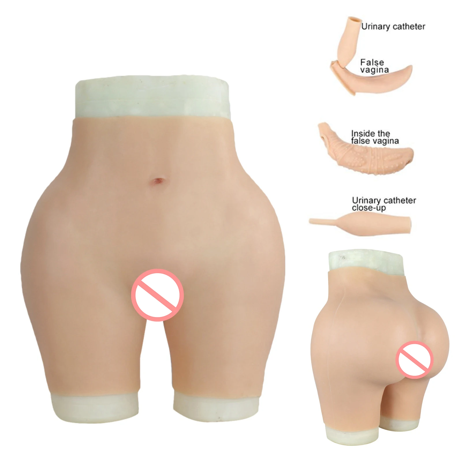 Силиконовые Реалистичные подтягивающие бедра трусики-Вагина искусственное