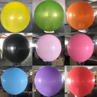 Гигантские надувные шары, 1 шт., 36 дюймов, прозрачные латексные, для украшения дня рождения, свадьбы, вечеринки, надуваются большими гелиевыми шарами