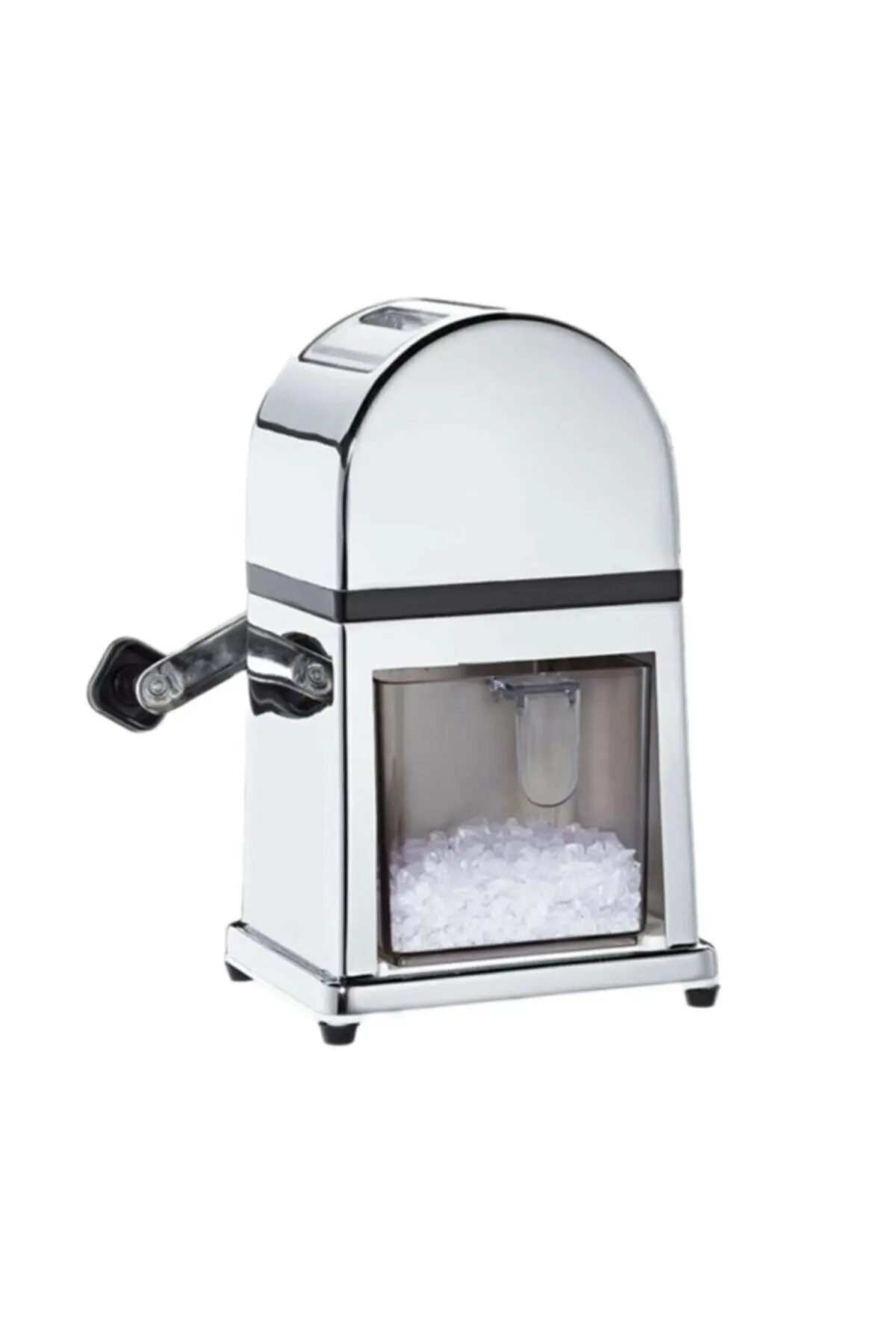 

Large Bowl Square Ice Crusher with Chrome Look