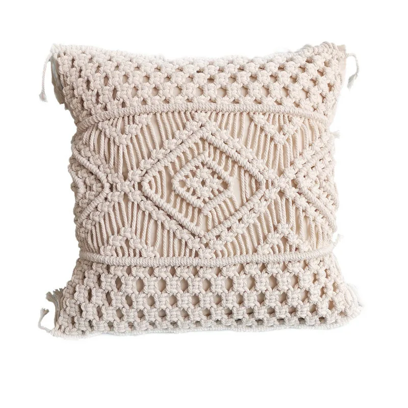 Boho Стиль наволочка для подушки ручной работы тканые класса люкс Ленточки