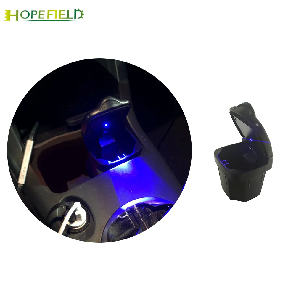 Синяя светодиодная автомобильная пепельница держатель для монет SUV Suzuki Sx4 S-CROSS