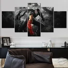 Игровой плакат ниндзя, Gaiden, Ryu, Hayabusa, без рамки, холст, живопись, домашний декор, черный, белый, В индустриальном стиле, Настенная картина, модный подарок