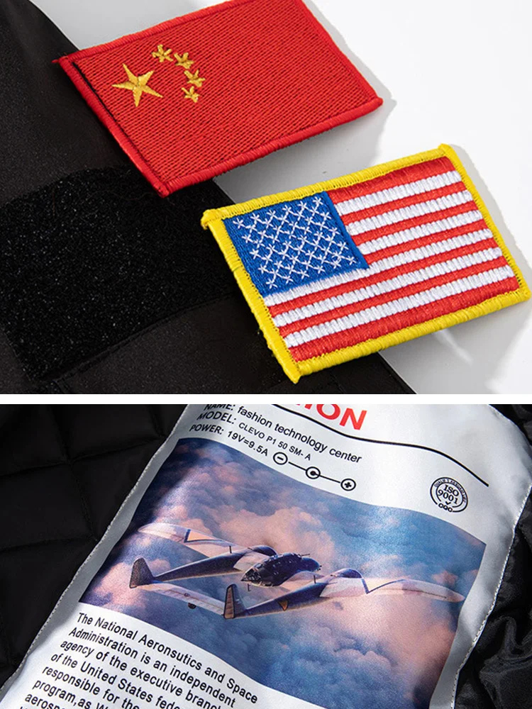 

American Casual Jacket Female Embroidery Loose Couple Bomber Jacket Cotton Suit Hip-hop Baseball Uniform Autumn Winter Thicke