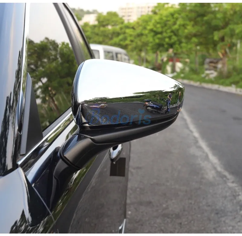 

Side Door Mirror Cover Rear View Rearview Caps Trim Frame Chrome Decorate Sticker For Mazda CX-30 CX30 2020 2021 Accessories