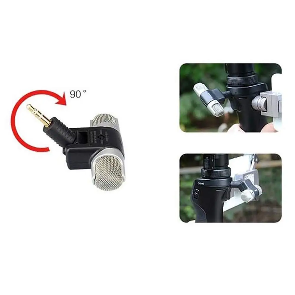 Для DJI Osmo карманный внешний беспроводной микрофон с двойным стереозаписывающим микрофоном