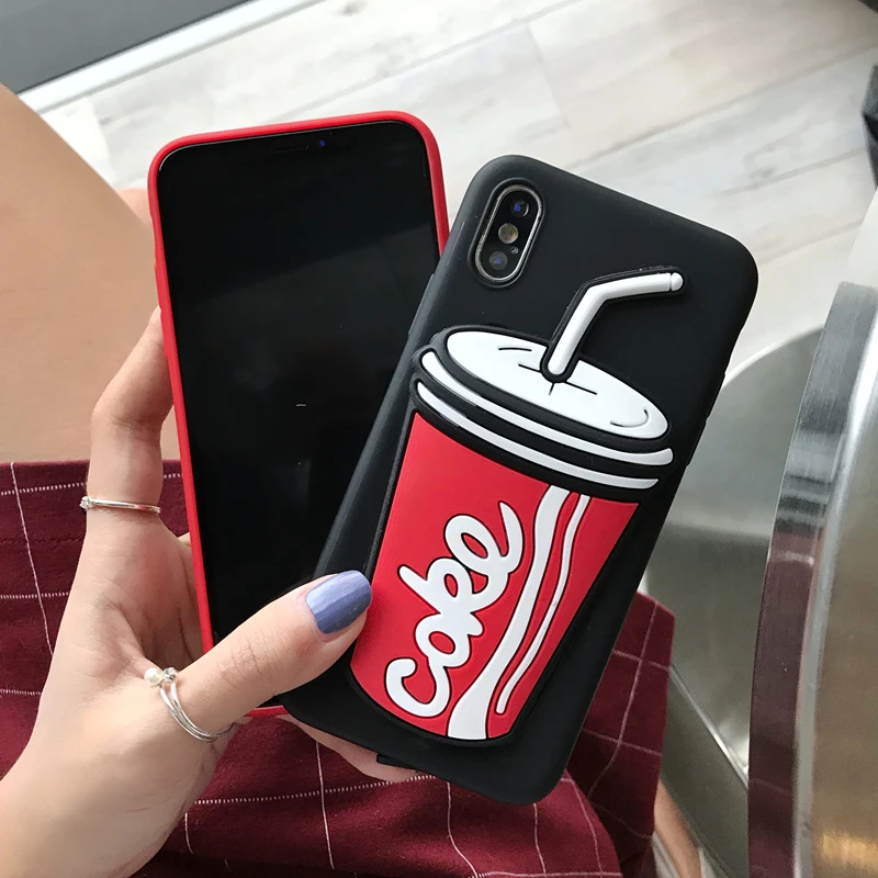 Силиконовый чехол для телефона iphone X XR XS MAX 6S 7 8 plus samsung s8 s9 s10e s10 note 9 10 Pro | Мобильные