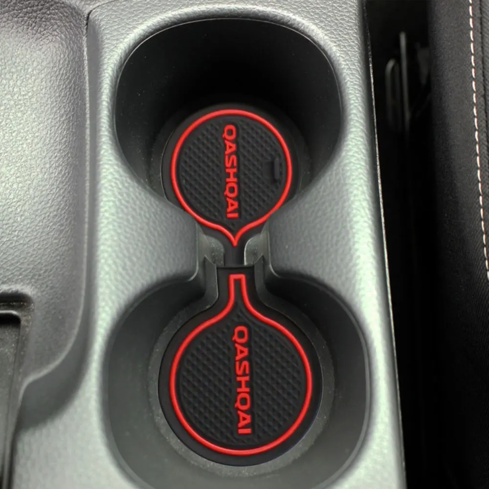 Резиновый коврик для Nissan Qashqai J11 2014 2018 дверной Противоскользящий чашки стильная