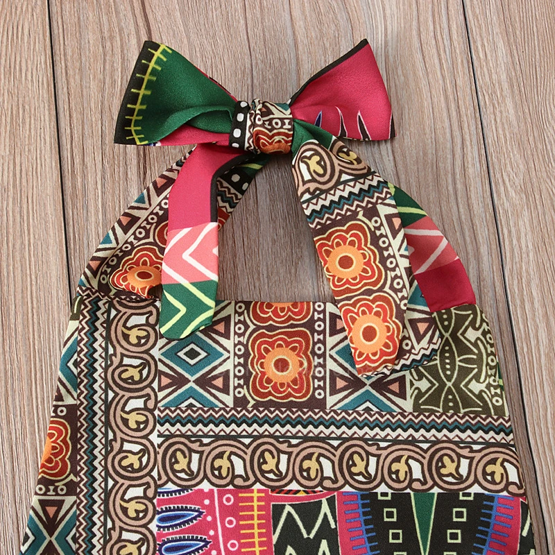 Мода для детей 2022 Новинка африканская одежда Дашики комбинезоны с принтом Летний