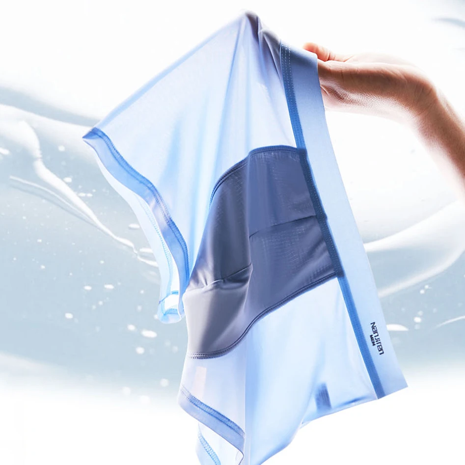 Трусы-боксеры Xiaomi мужские однотонные антибактериальные из вискозы 3 шт./лот |